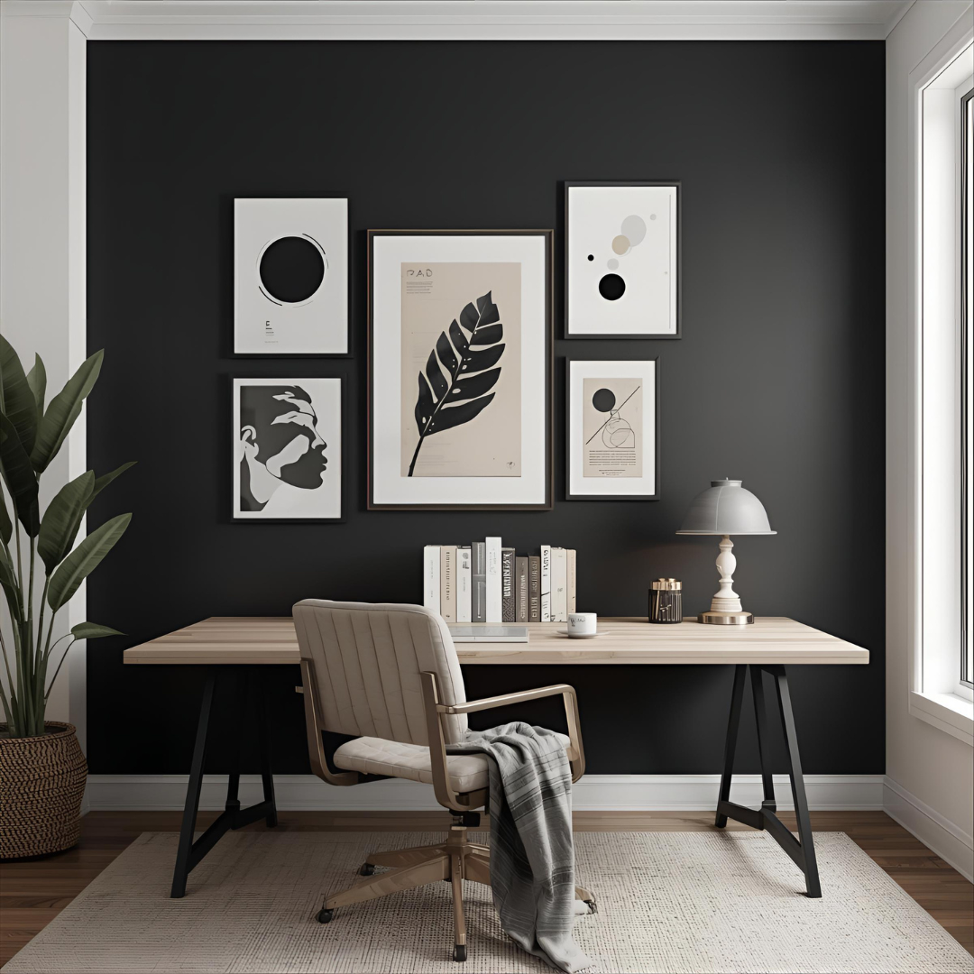 Elegant and aesthetic wall art decor for bedrooms and study spaces