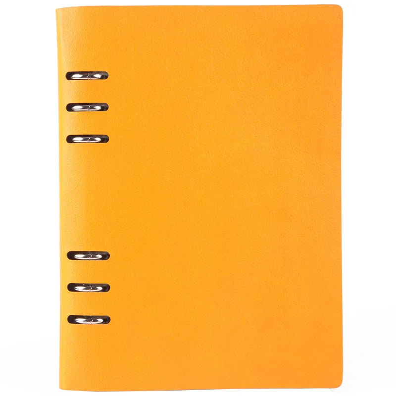 Notebook A5 Soft Leather Removable Binder