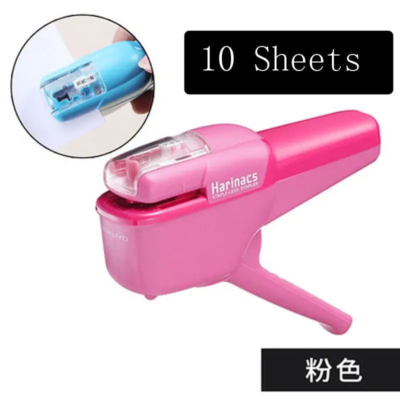 KOKUYO Harinacs Staple Free Stapler Press For 5 sheets or 10 sheets