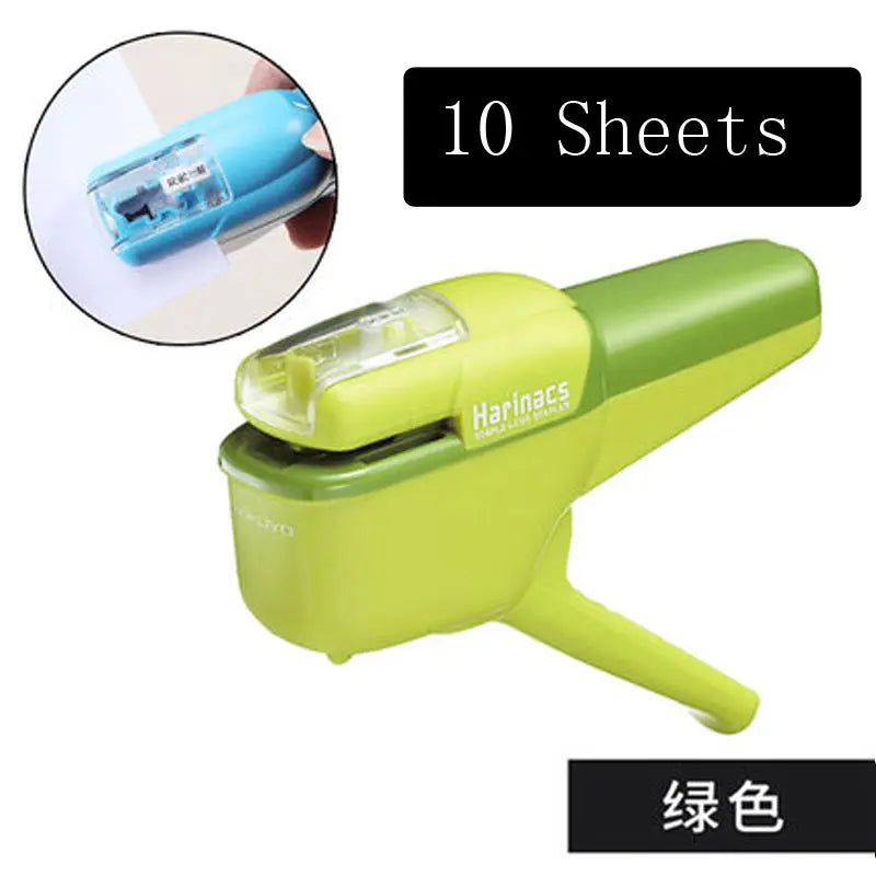 KOKUYO Harinacs Staple Free Stapler Press For 5 sheets or 10 sheets