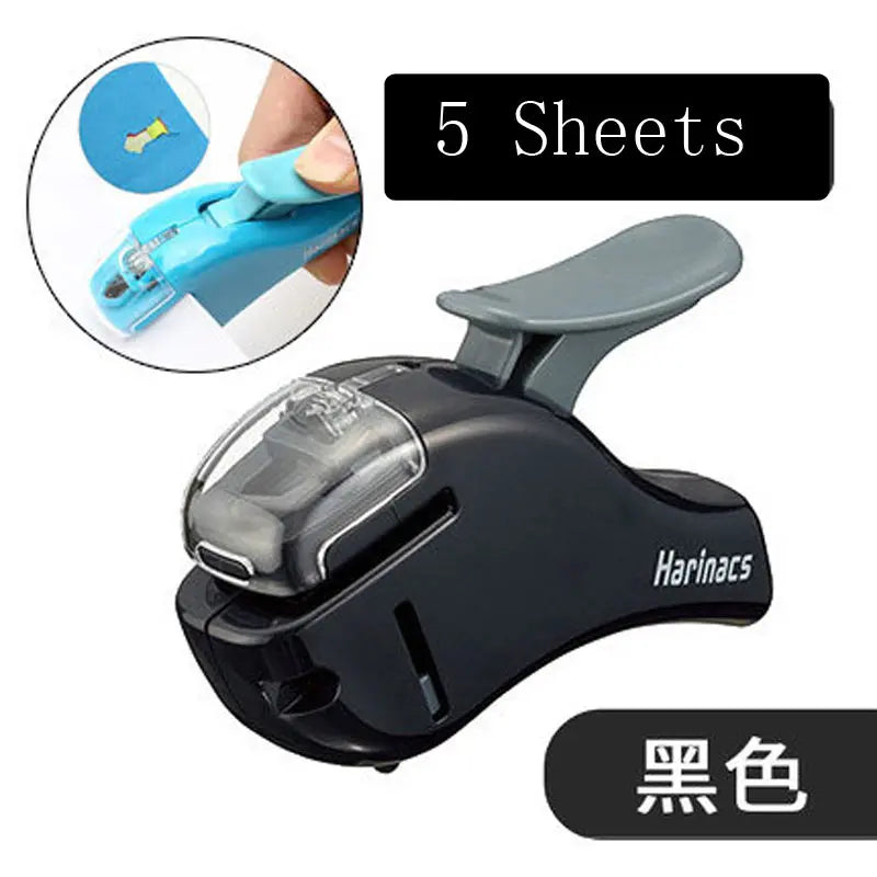 KOKUYO Harinacs Staple Free Stapler Press For 5 sheets or 10 sheets