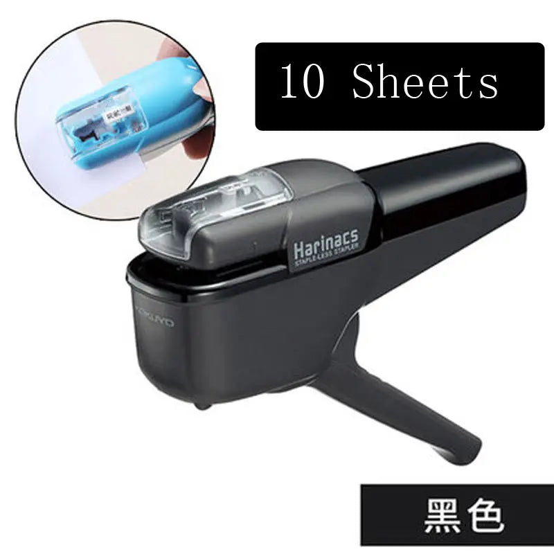 KOKUYO Harinacs Staple Free Stapler Press For 5 sheets or 10 sheets