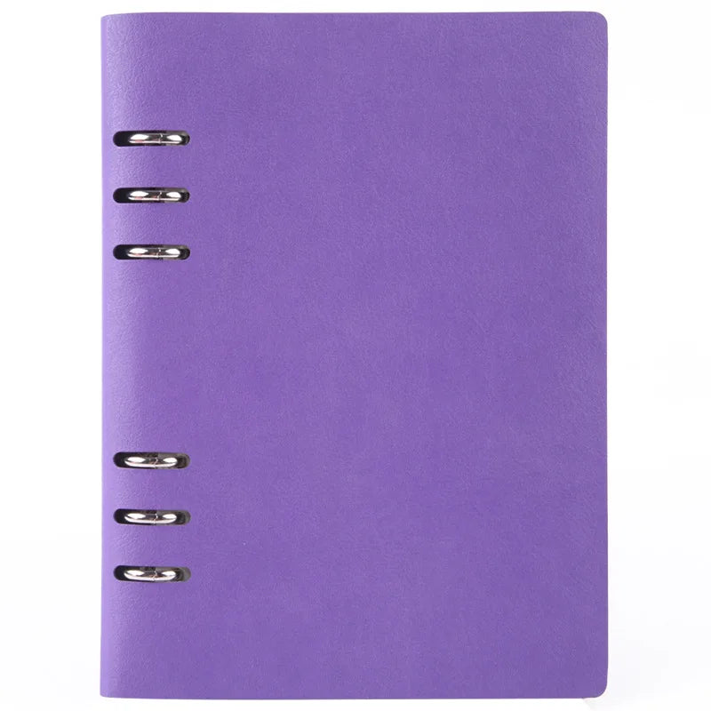 Notebook A5 Soft Leather Removable Binder