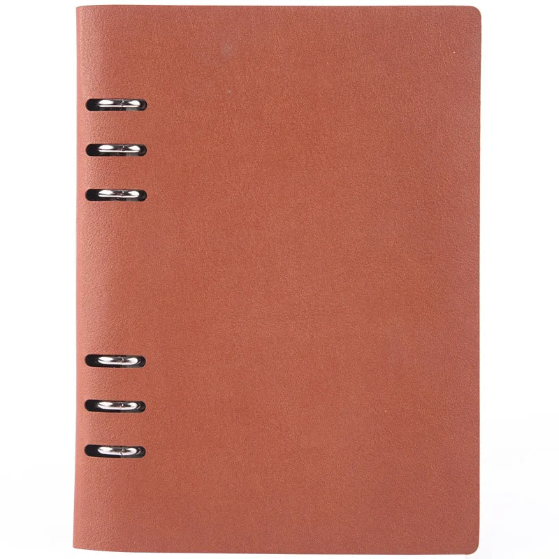 Notebook A5 Soft Leather Removable Binder