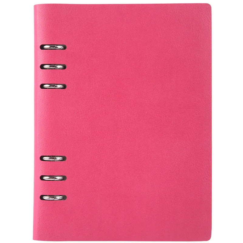 Notebook A5 Soft Leather Removable Binder