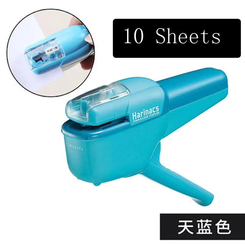 KOKUYO Harinacs Staple Free Stapler Press For 5 sheets or 10 sheets