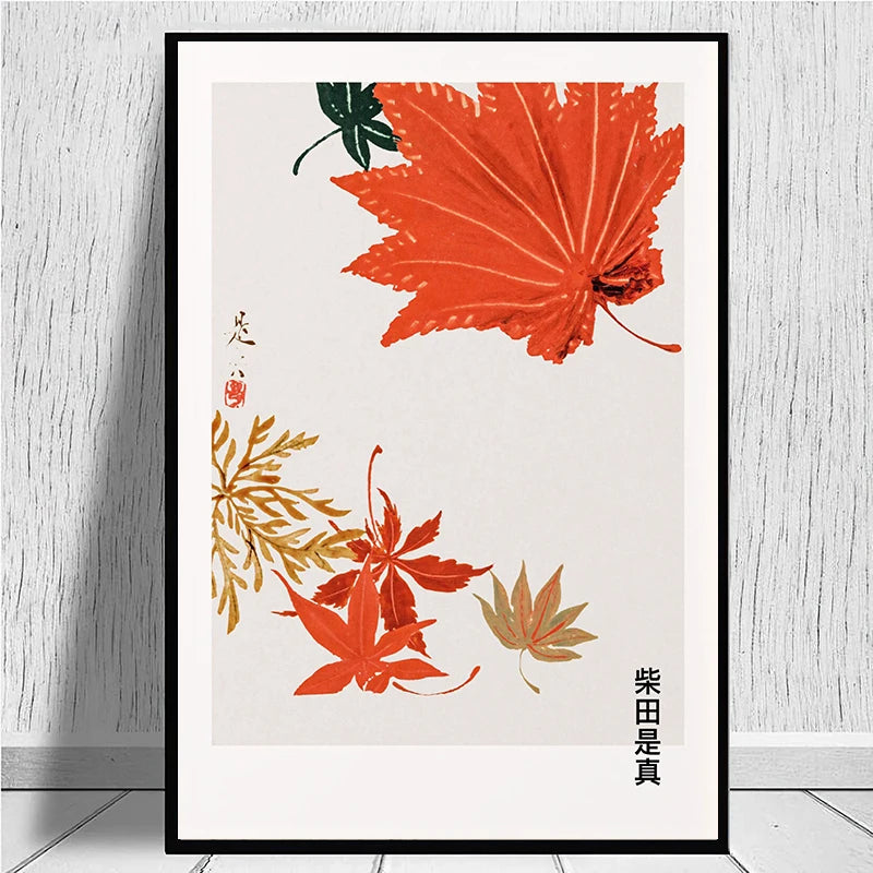 Posters Print Office Decor Minimalist Japanese Artist Exhibition Ohara Koson