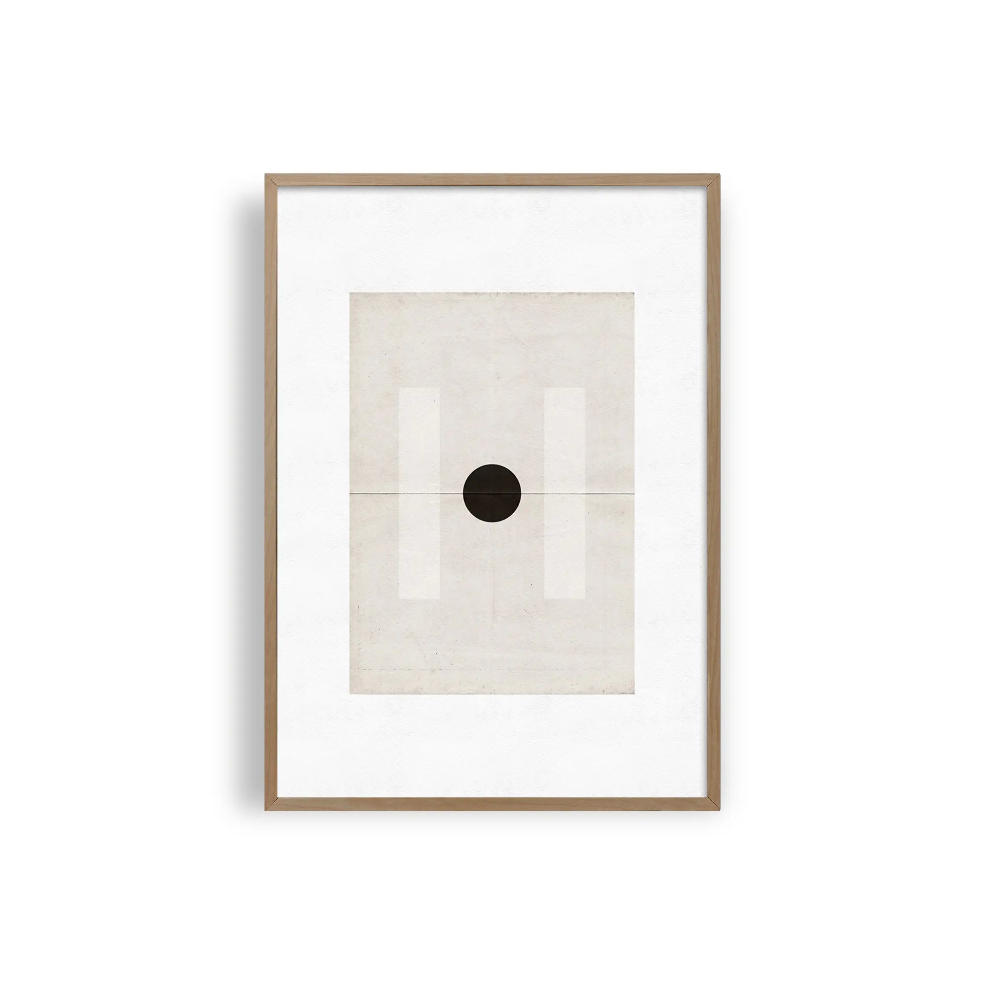 Posters and Prints Canvas Minimalist Japanese Black White Beige Simple Geometry