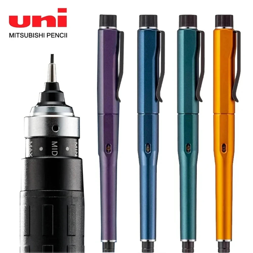 UNI Kuru Toga Dive Metallic Mechanical Pencil Limited Edition M5-5000 0.5mm Automatic Rotation Core