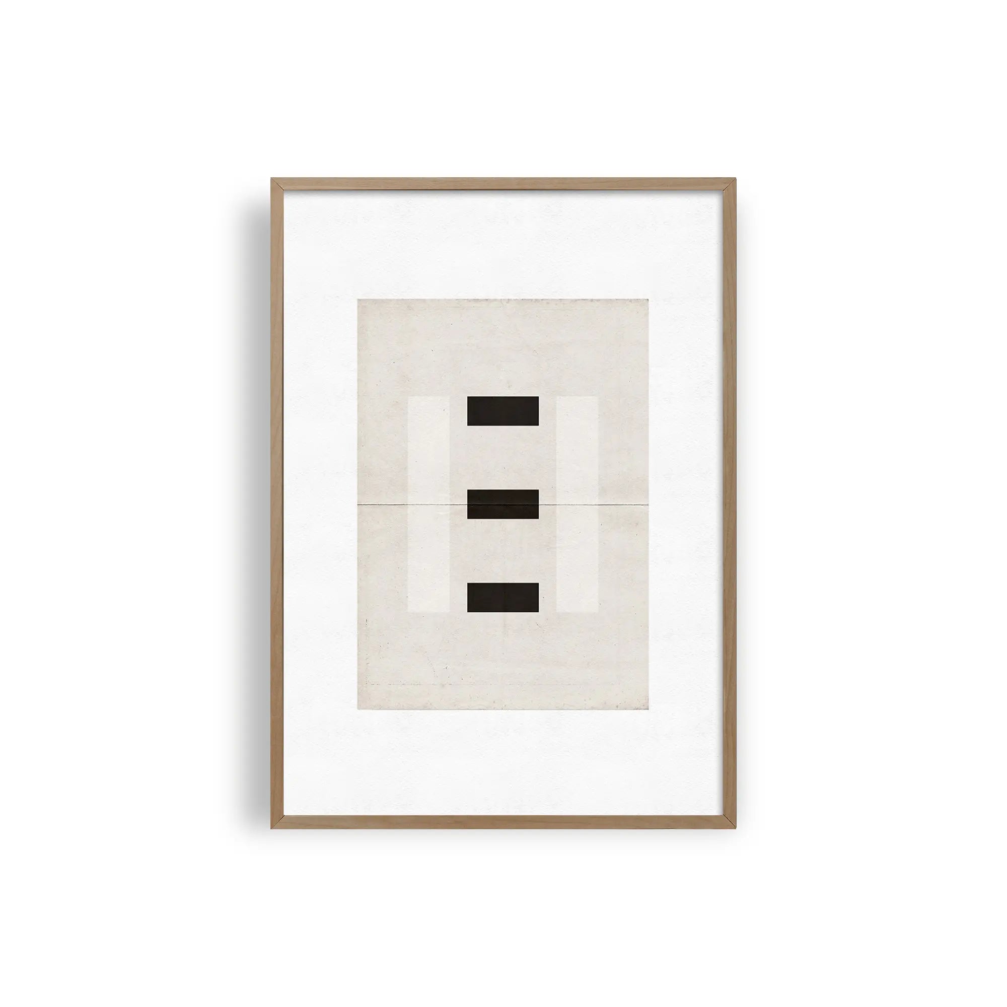 Posters and Prints Canvas Minimalist Japanese Black White Beige Simple Geometry