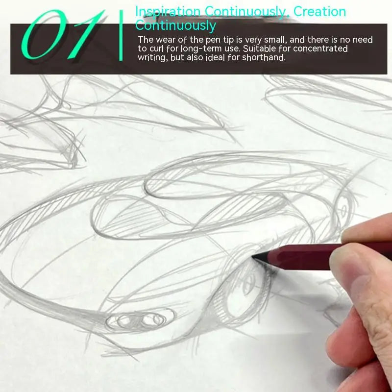 BUNKI Eternal Pencil Metal No Ink Unlimited Writing