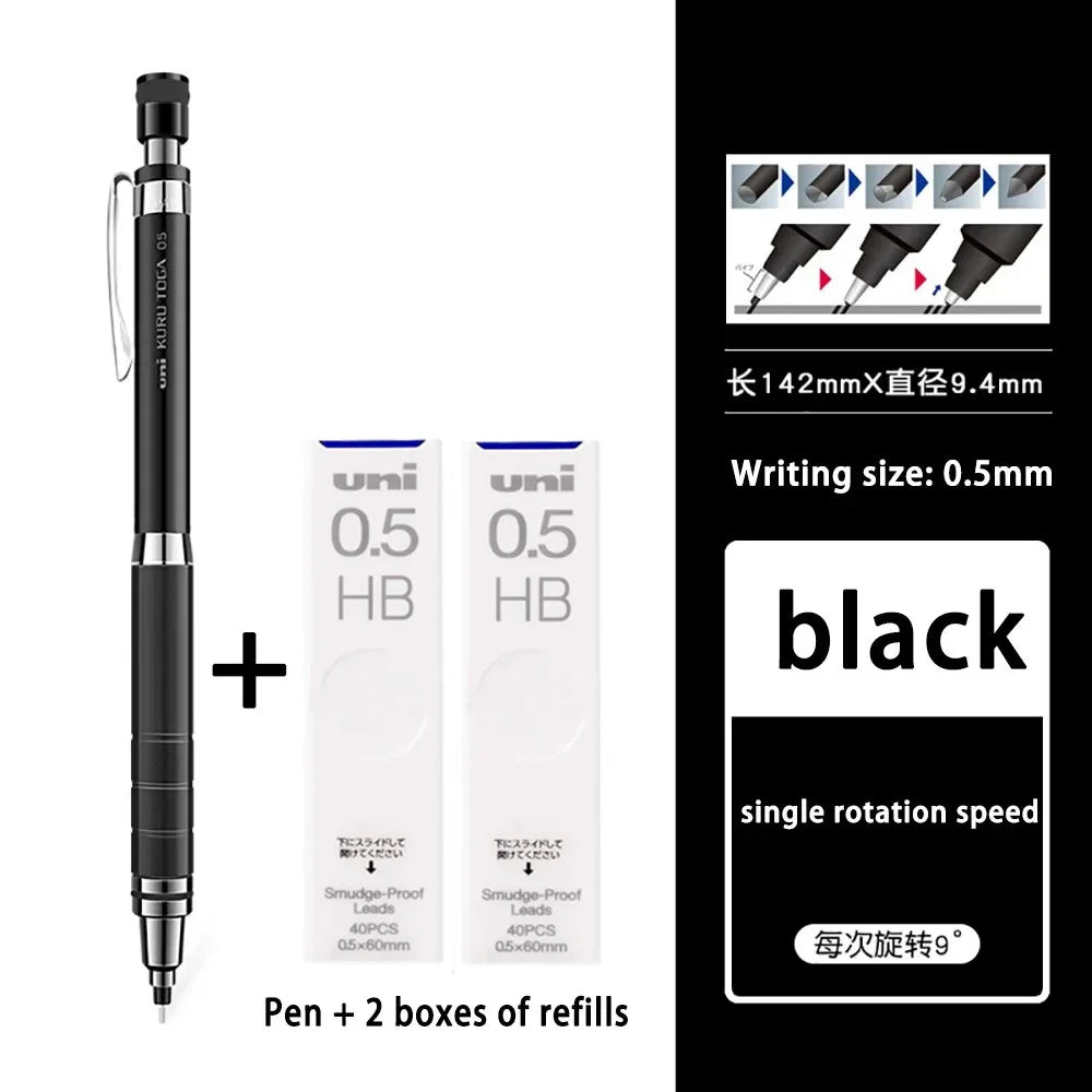 UNI Kuru Toga Mechanical Pencil M5-1017 0.5mm Roulette Automatic