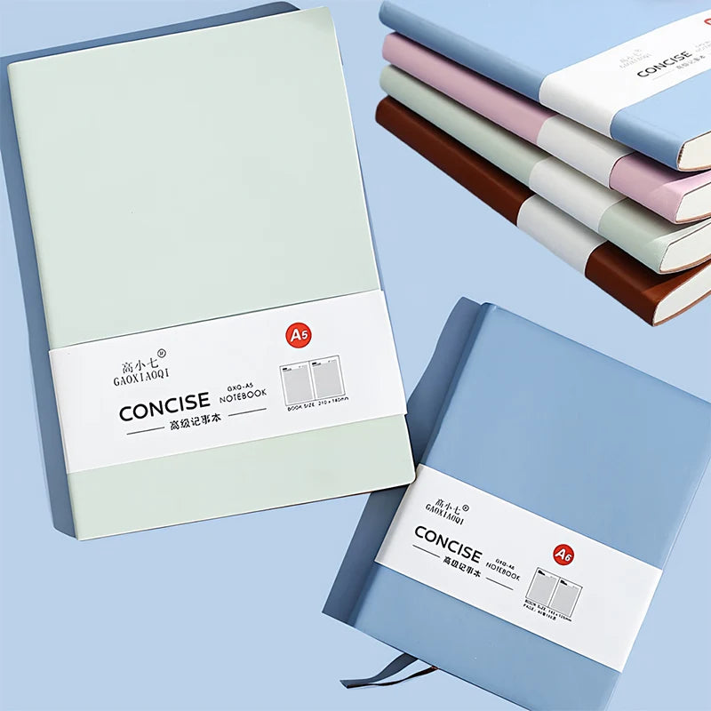 Notebook A5 A6 Lined 160 Pages 80 GSM Thick Paper