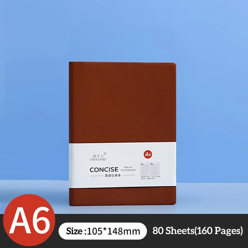 Notebook A5 A6 Lined 160 Pages 80 GSM Thick Paper