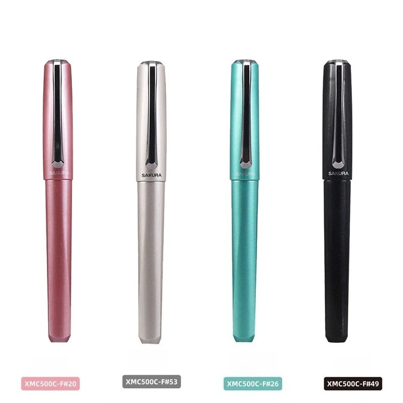 SAKURA Fountain Pens 0.5mm Refillable with Ink Cartridge