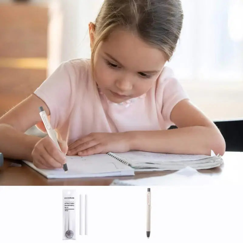 Pen Style Eraser Retractable And Push-up Function Japanese