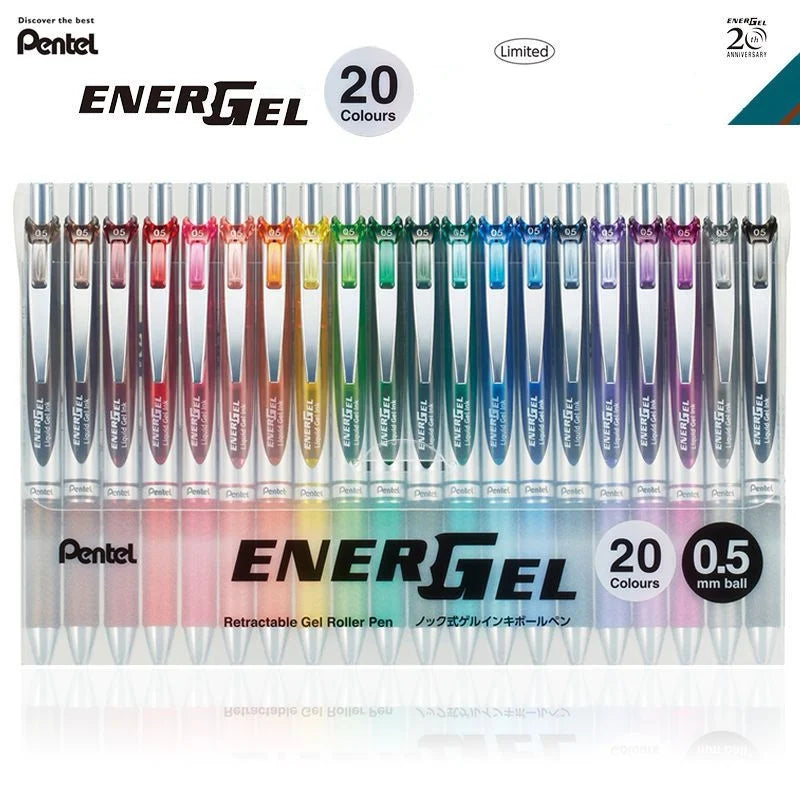 PENTEL  BLN75 Gel Pen  0.5mm 20th Anniversary Smooth And Quick-drying Japanese