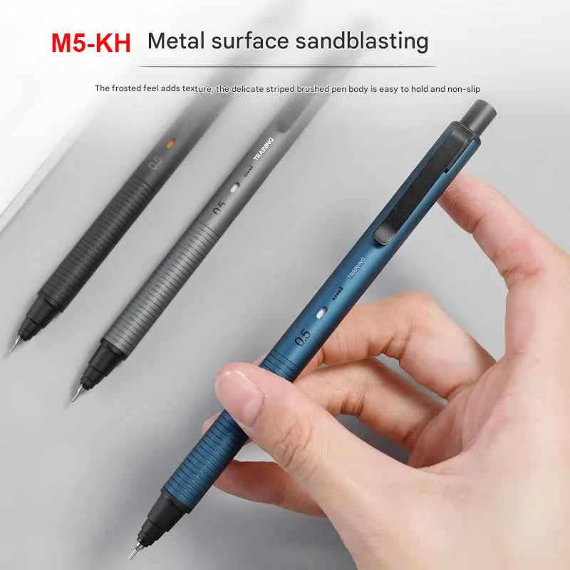 UNI Kuru Toga Mechanical Pencil M5-KW/KH 0.5mm Metal Body Self Rotation Anti-Break Lead