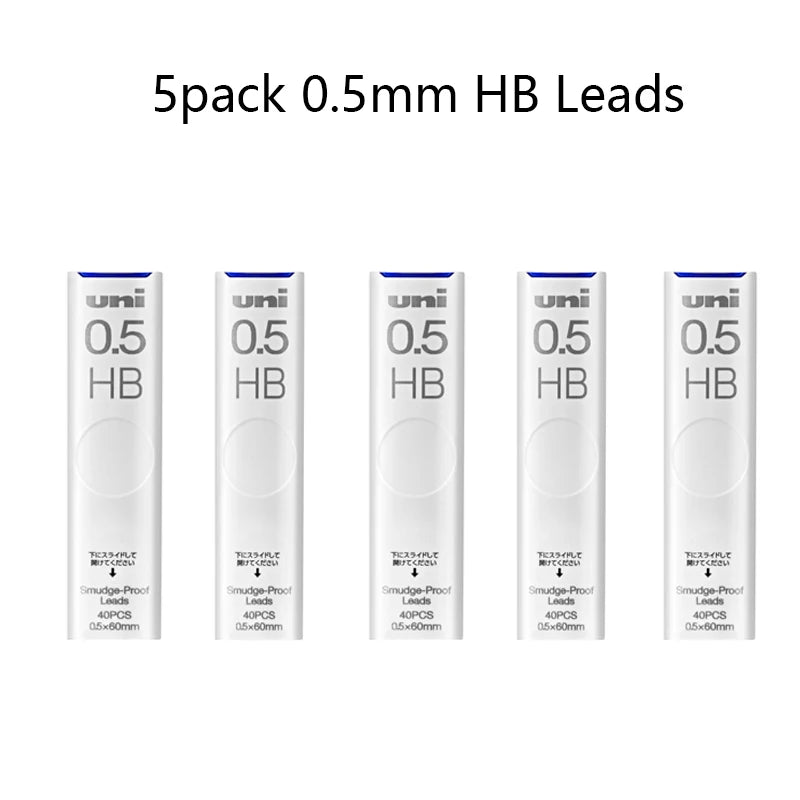 UNI Kuru Toga Mechanical Pencil M5-KW/KH 0.5mm Metal Body Self Rotation Anti-Break Lead