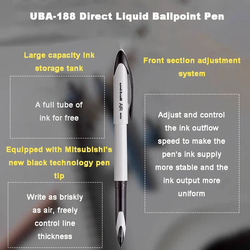 UNI Uniball Calligraphy Brush Free Ink Control Gel Pen