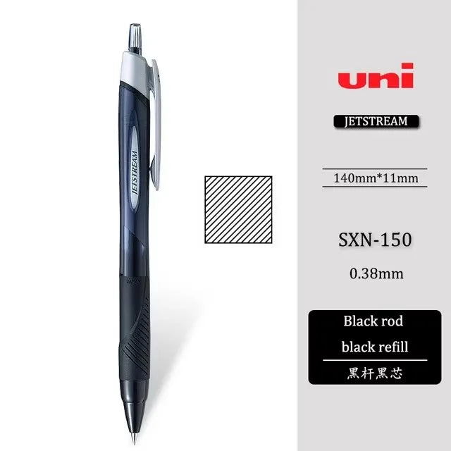 UNI JETSTREAM Ballpoint Pen Quick Drying SXN-150 Medium Multi-color 0.38/0.5/0.7mm 1 pcs