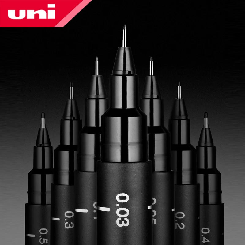 UNI PIN Gel Pen Fineliner Drawing Pin-200 Waterproof 0.25-0.94mm