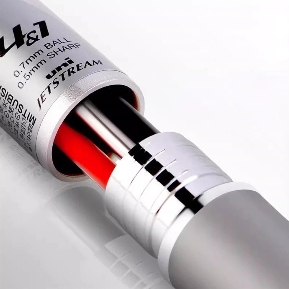 UNI JETSTREAM Pen+Pencil Multi-function Pen 4 Color Ballpoint 0.5/0.7mm Japanese