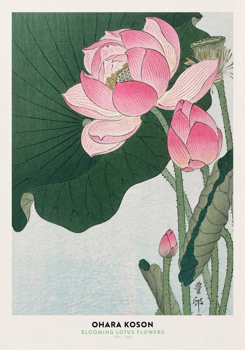 Posters Print Office Decor Minimalist Japanese Artist Exhibition Ohara Koson