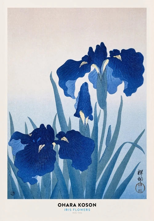 Posters Print Office Decor Minimalist Japanese Artist Exhibition Ohara Koson