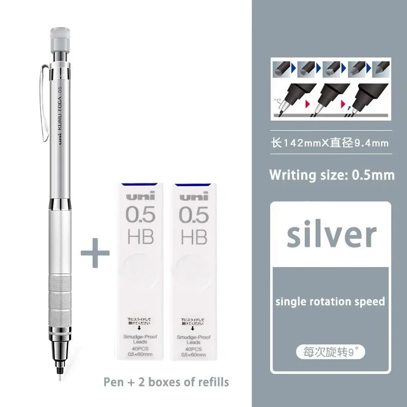 UNI Kuru Toga Mechanical Pencil M5-1017 0.5mm Roulette Automatic