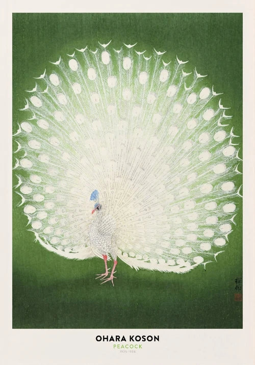 Posters Print Office Decor Minimalist Japanese Artist Exhibition Ohara Koson