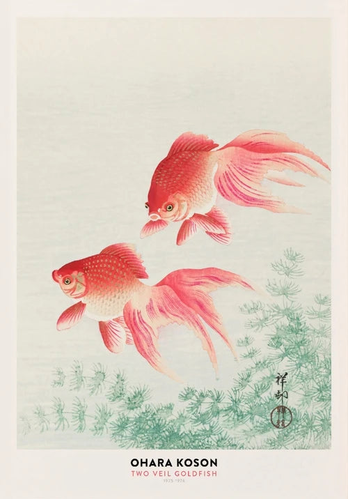 Posters Print Office Decor Minimalist Japanese Artist Exhibition Ohara Koson
