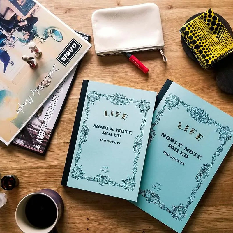 LIFE Noble Note section Notebook 100 sheets Grid/Horizontal A4/A5/B4/B5