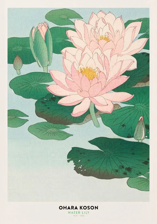 Posters Print Office Decor Minimalist Japanese Artist Exhibition Ohara Koson