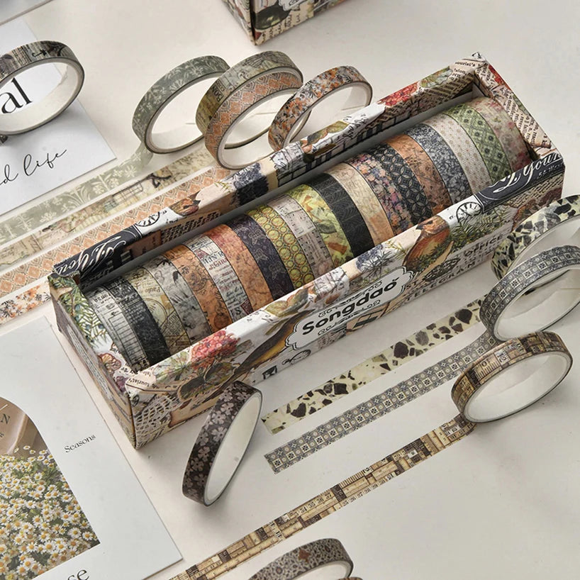 Washi Tape Retro 20 Rolls
