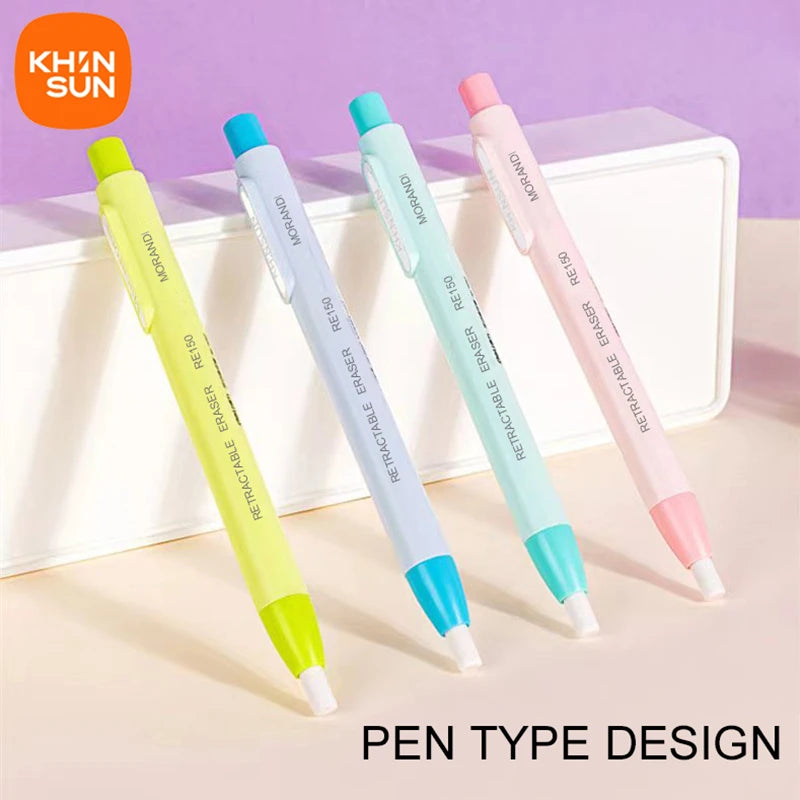 Pen Style Pencil Eraser KHINSUN Retractable Japanese