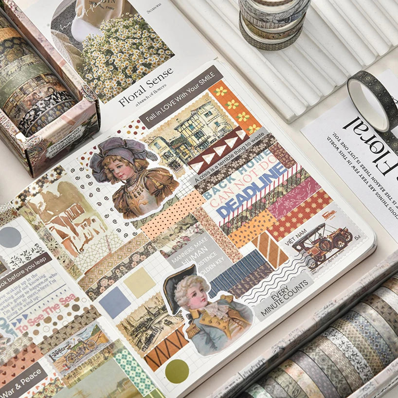Washi Tape Retro 20 Rolls