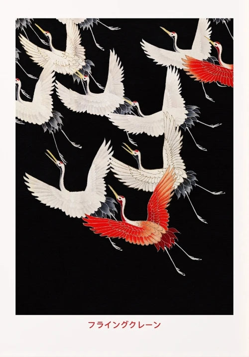 Posters Print Office Decor Minimalist Japanese Artist Exhibition Ohara Koson