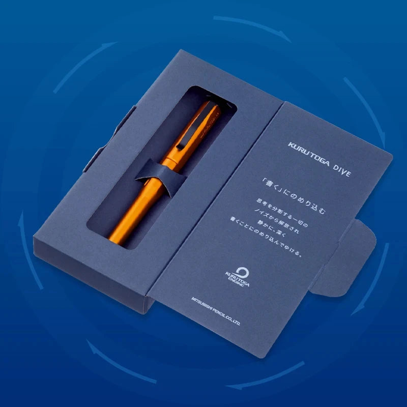 UNI Kuru Toga Dive Metallic Mechanical Pencil Limited Edition M5-5000 0.5mm Automatic Rotation Core