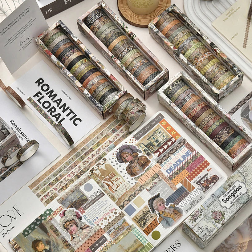 Washi Tape Retro 20 Rolls