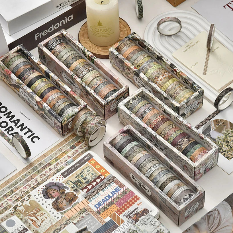 Washi Tape Retro 20 Rolls