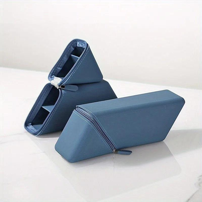 Pencil Case Foldable Silicone Large Capacity Expandable Different Colours