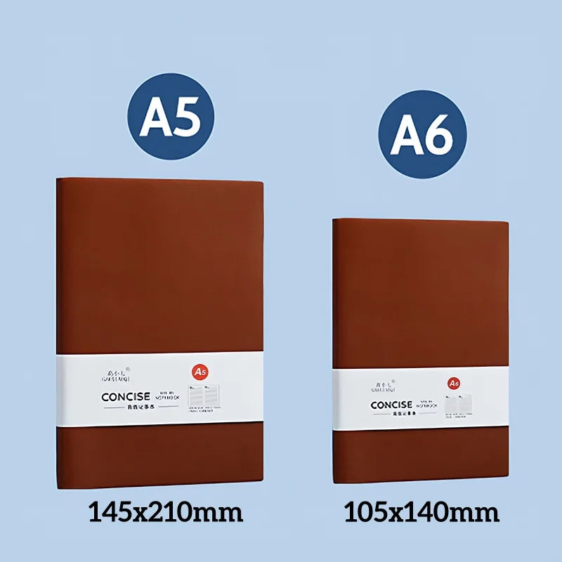 Notebook A5 A6 Lined 160 Pages 80 GSM Thick Paper
