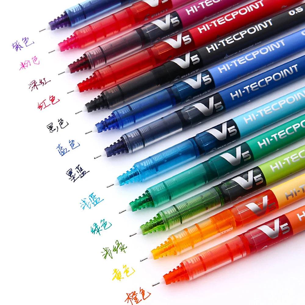 PILOT Gel Pens BX-V5 12 pcs Quick-drying Ink 0.5mm Needle Point