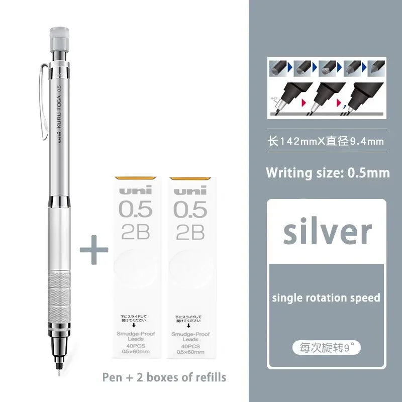 UNI Kuru Toga Mechanical Pencil M5-1017 0.5mm Roulette Automatic
