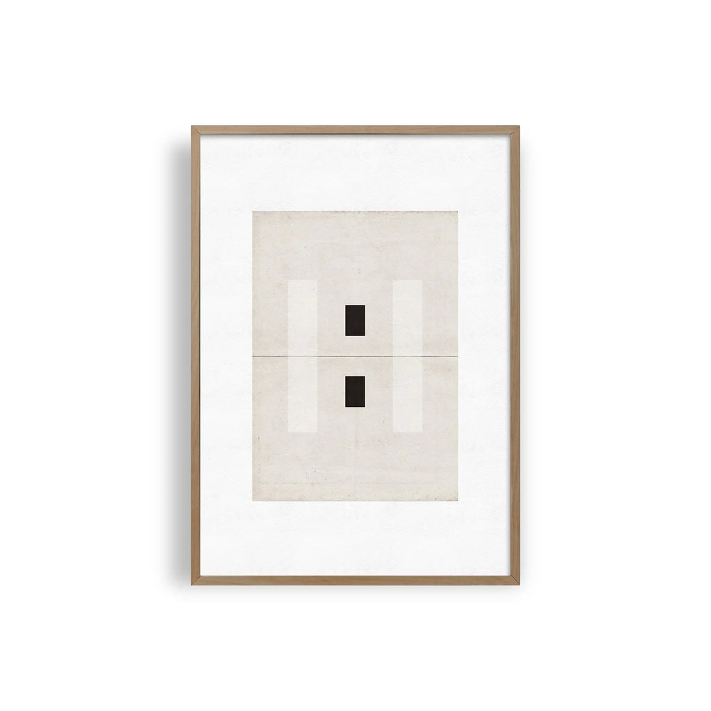 Posters and Prints Canvas Minimalist Japanese Black White Beige Simple Geometry